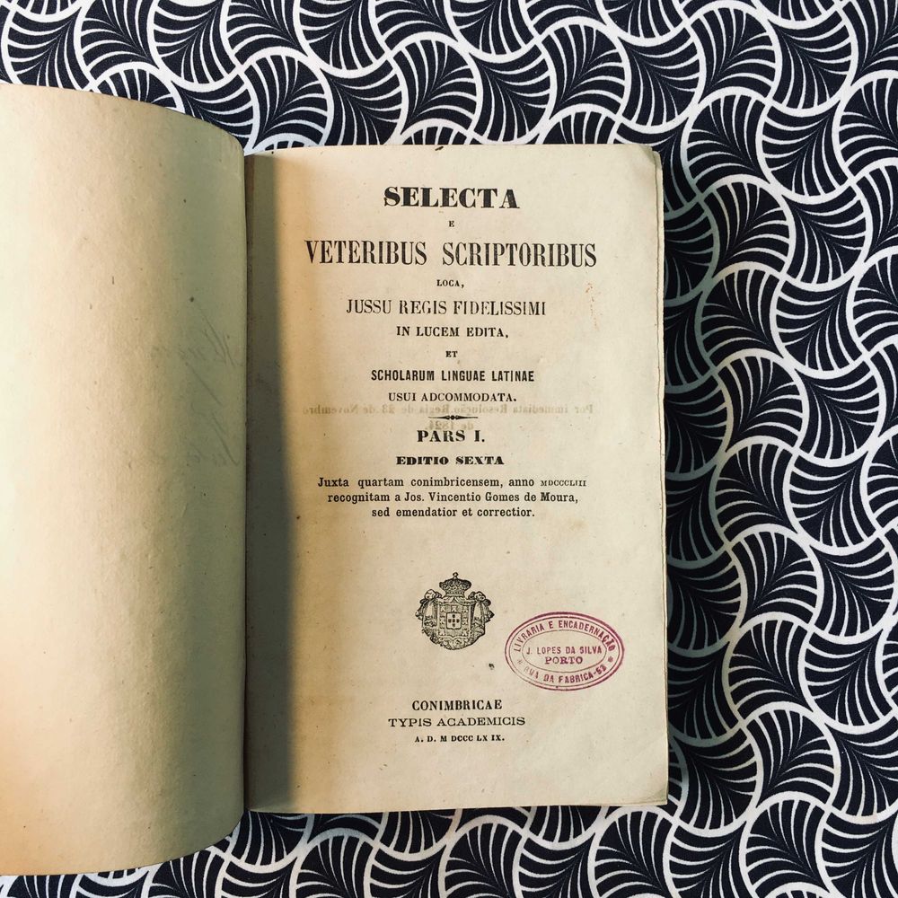 Selecta e Veteribus Scriptoribus (Pars. I) - Jos. V. Gomes de Moura