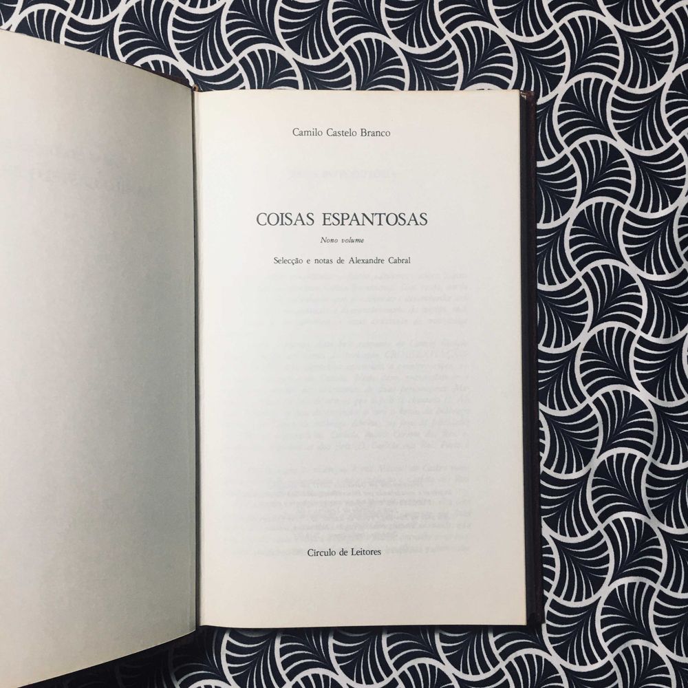Coisas Espantosas - Camilo Castelo Branco