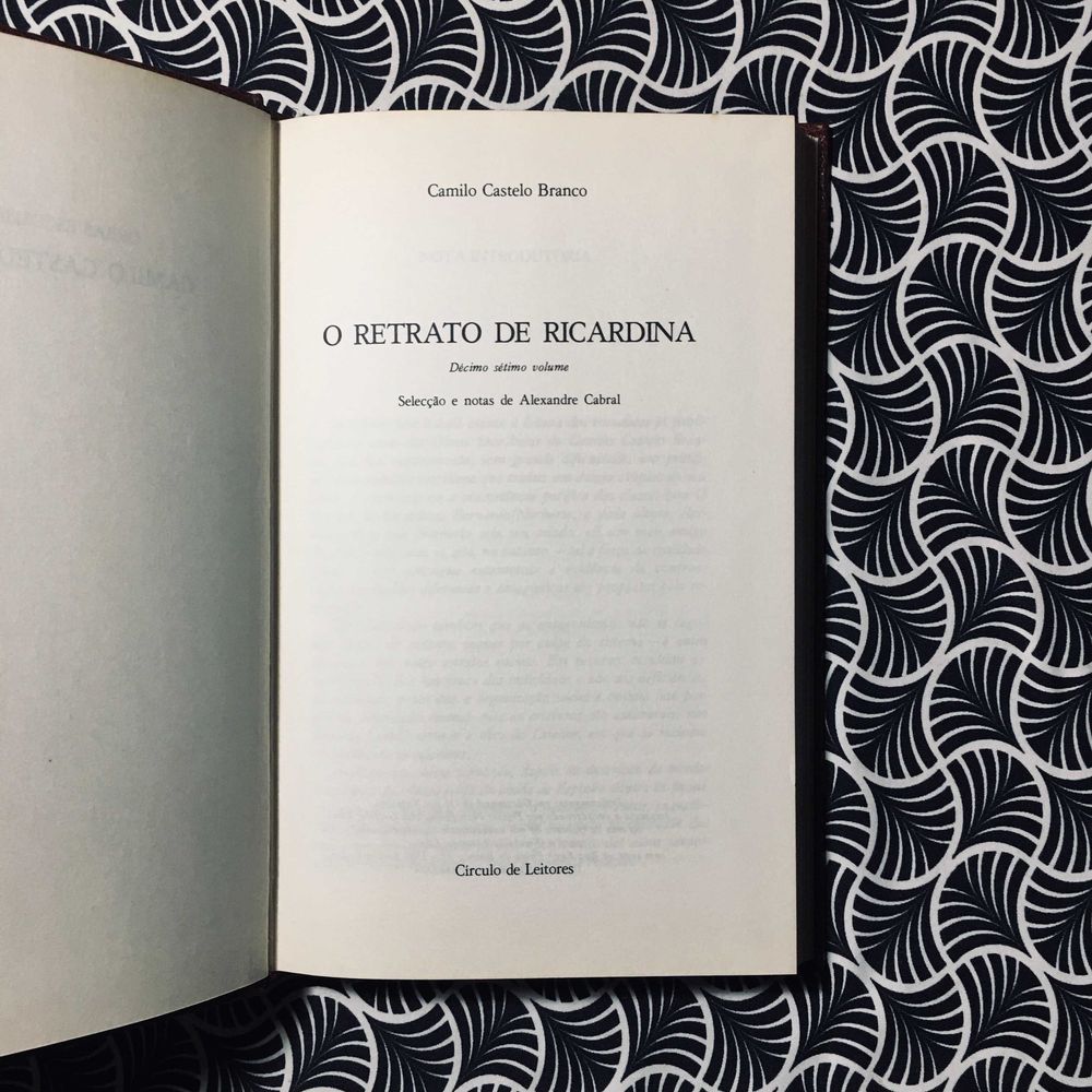 O Retrato de Ricardina - Camilo Castelo Branco